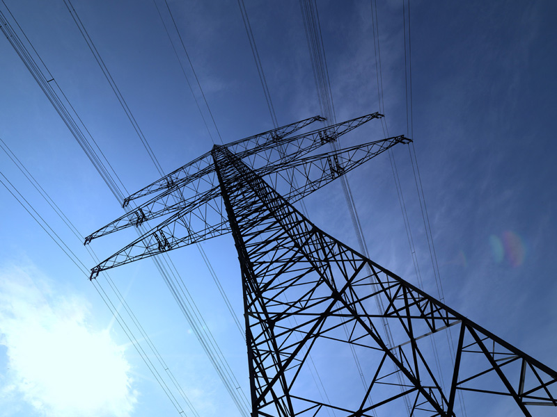Electricity pylon - decentralized energy supply