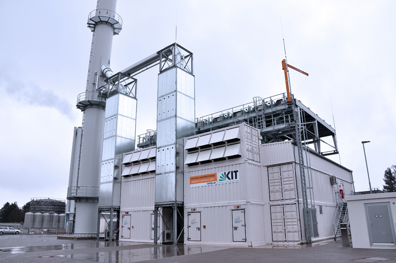 The cogeneration plant at the Karlsruhe Institute of Technology