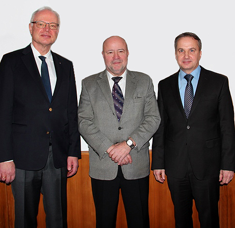 Ingolf Prüfer, Norbert Johnen and Peter Körner