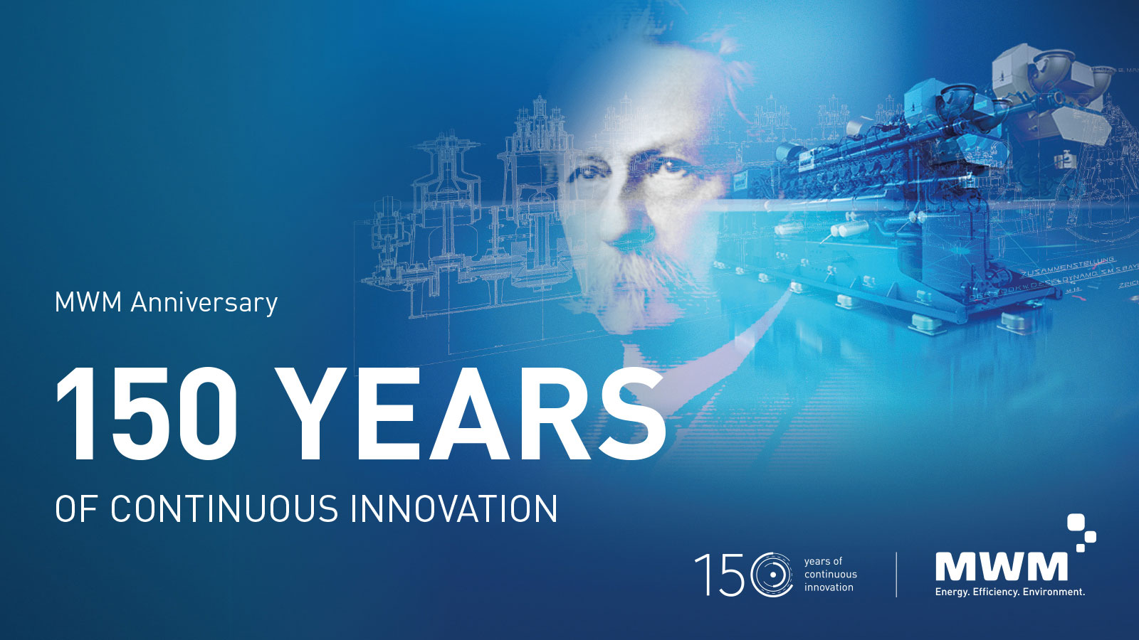 Innovation und Strahlkraft: Die Caterpillar Energy Solutions Produktmarke MWM feiert 150-jähriges Bestehen