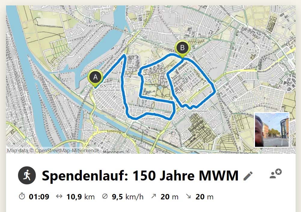 Anniversary Route in Mannheim