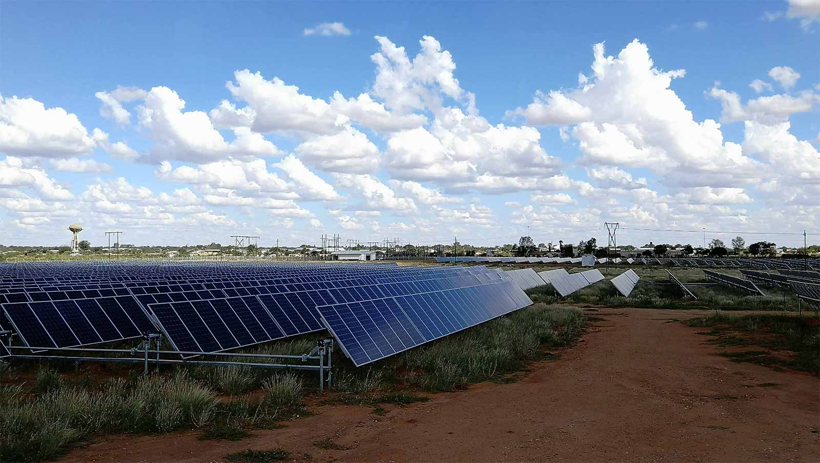 Solar modules in Namibia 